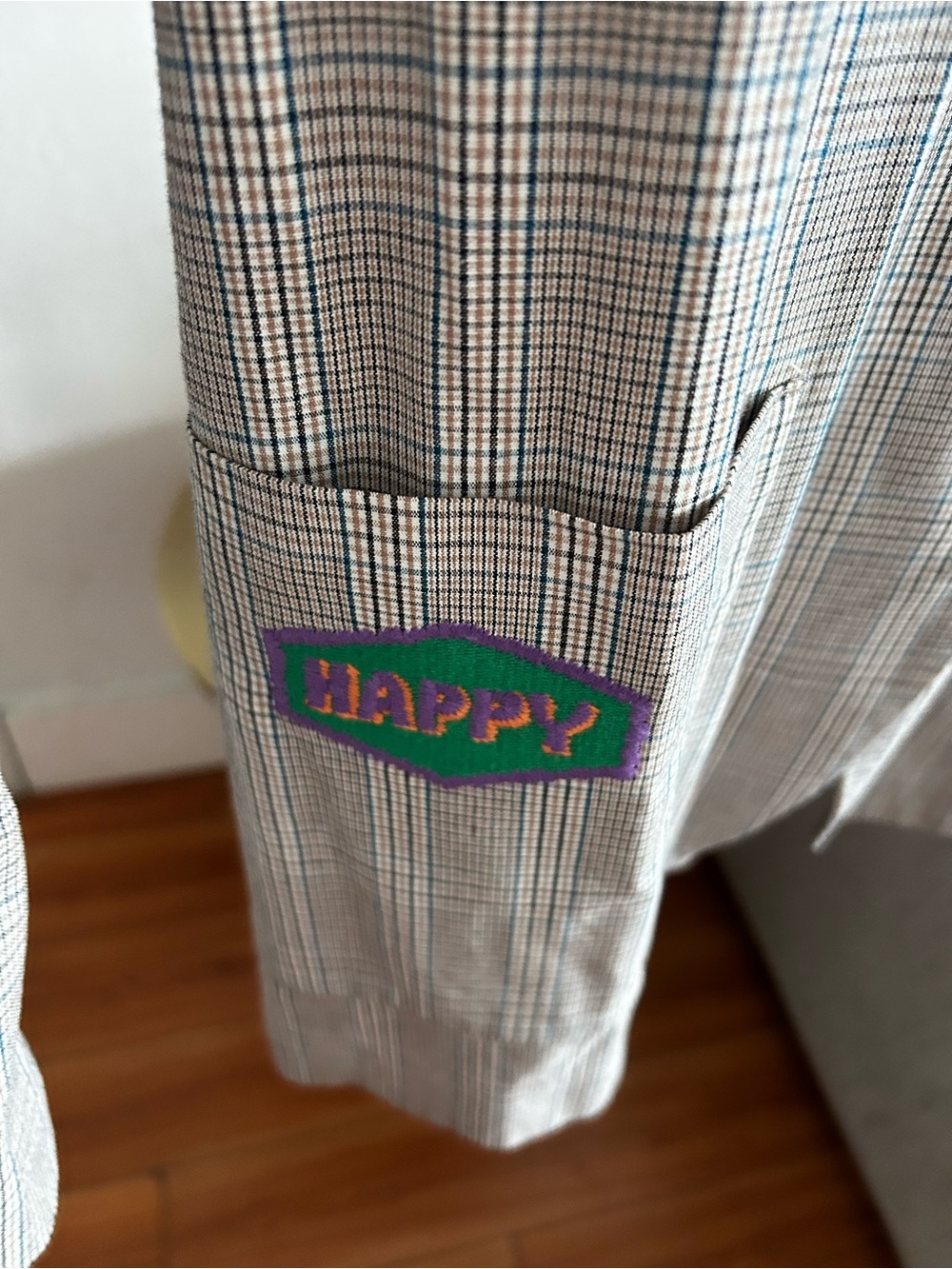 Me369 Freya Checks Hello Blazer Size M Womens Preppy - Picture 9 of 16